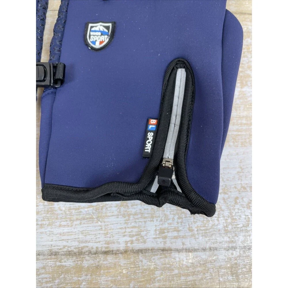 Outdoor Insulated Windproof Waterproof BL Sports Blue Gloves Touchscreen